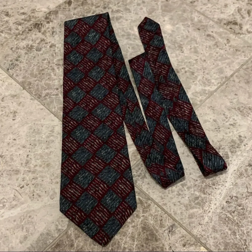 Christian Dior Mens Geometric Tie